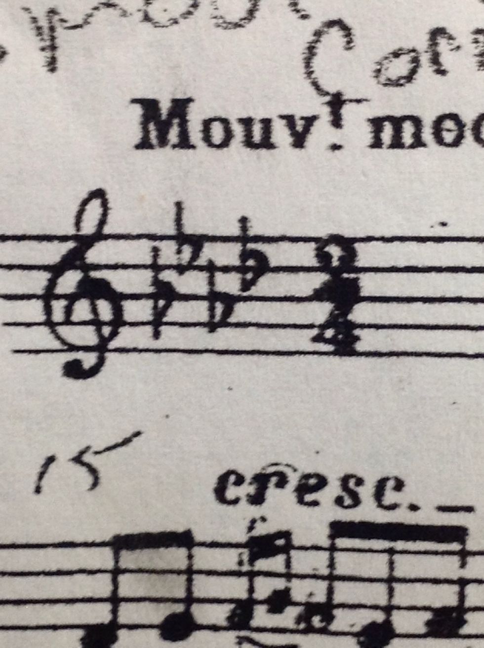 Look for the accidentals and the key signature and begin to play the notes and rhythms very slowly. If you are having trouble slow it down to where you can play it.