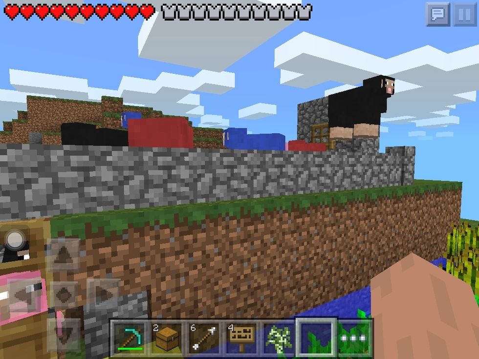 Look it's floating