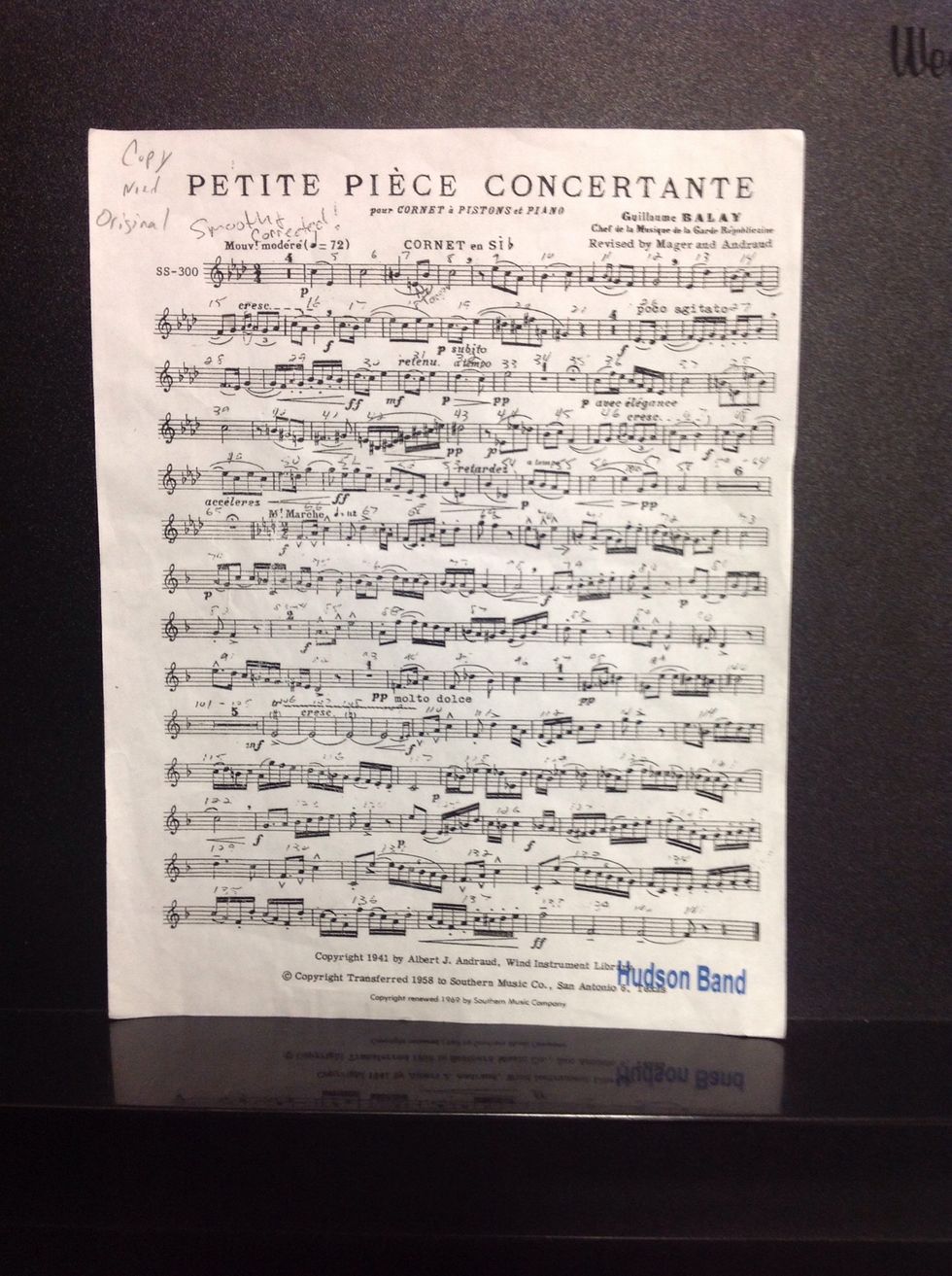 Look over what you are about to play.