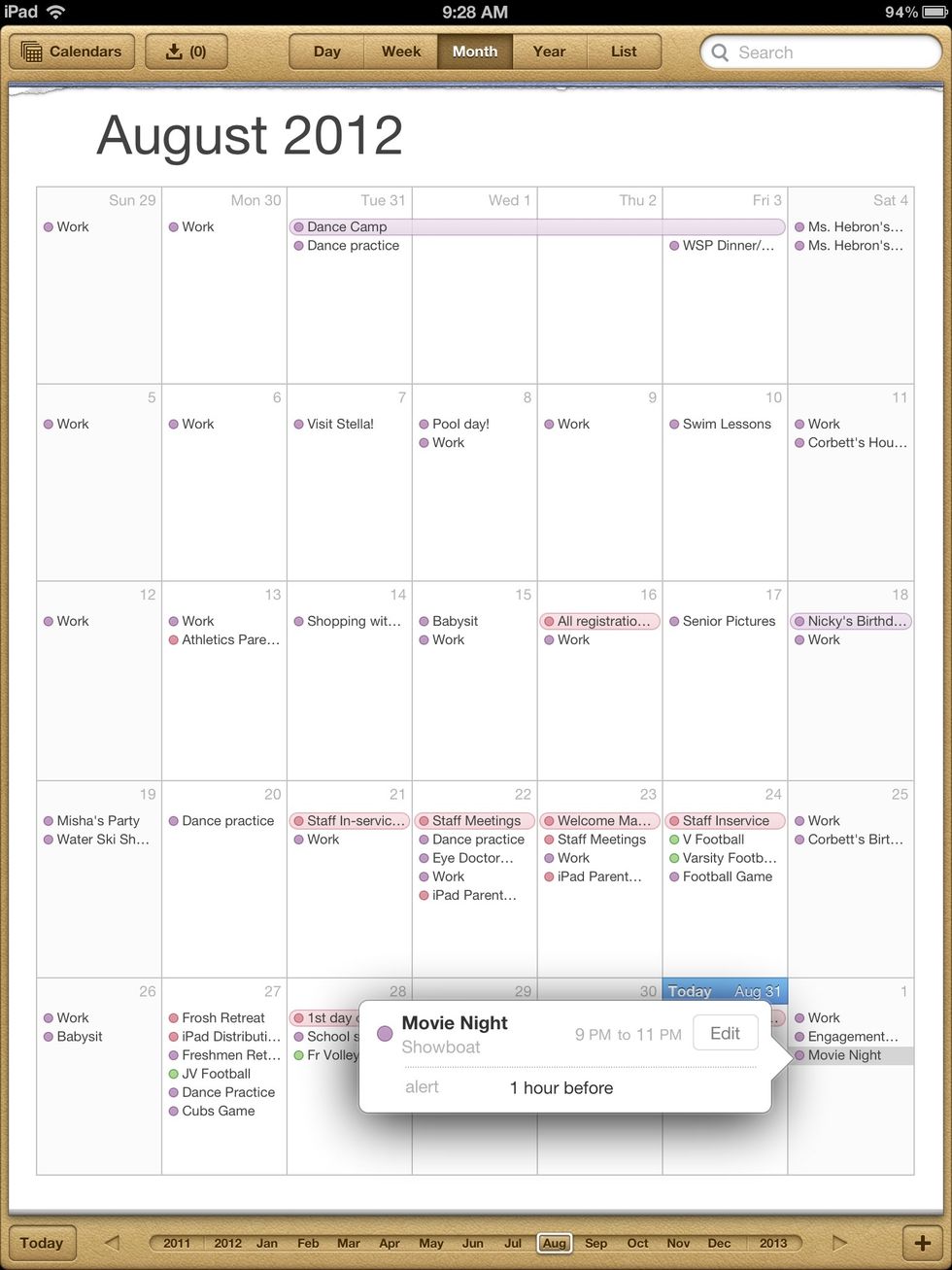 Look! There is your event!