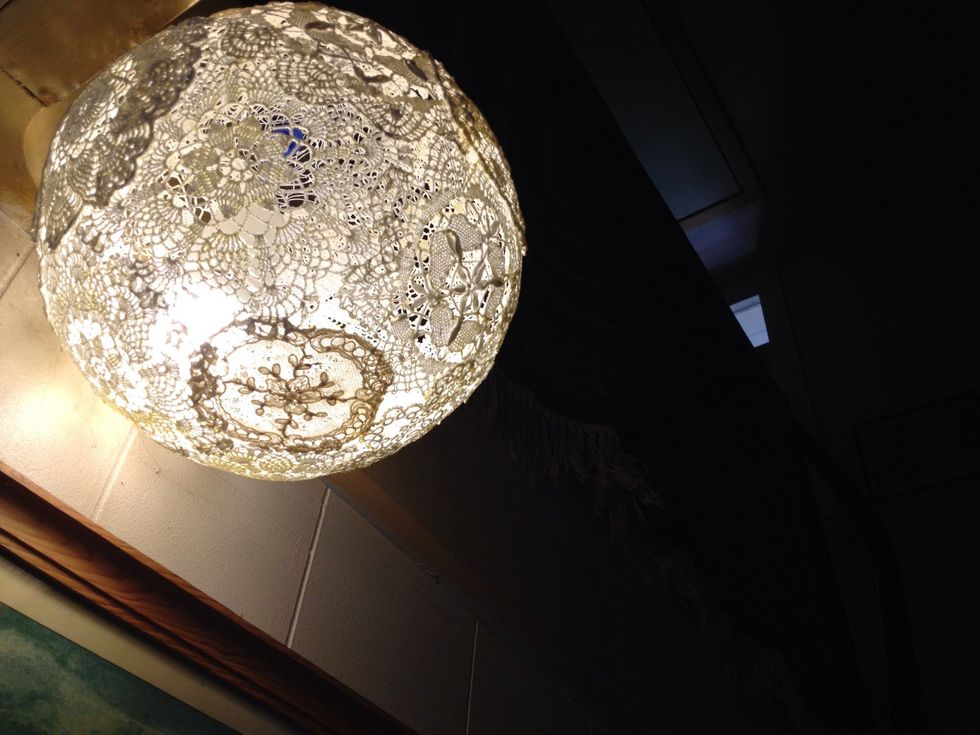 Looking back on the process I can safely say that if you can blow up a balloon you can do this. I made mistakes that you are now able to avoid. Don't make hole for fixture, cut out to fit it when done