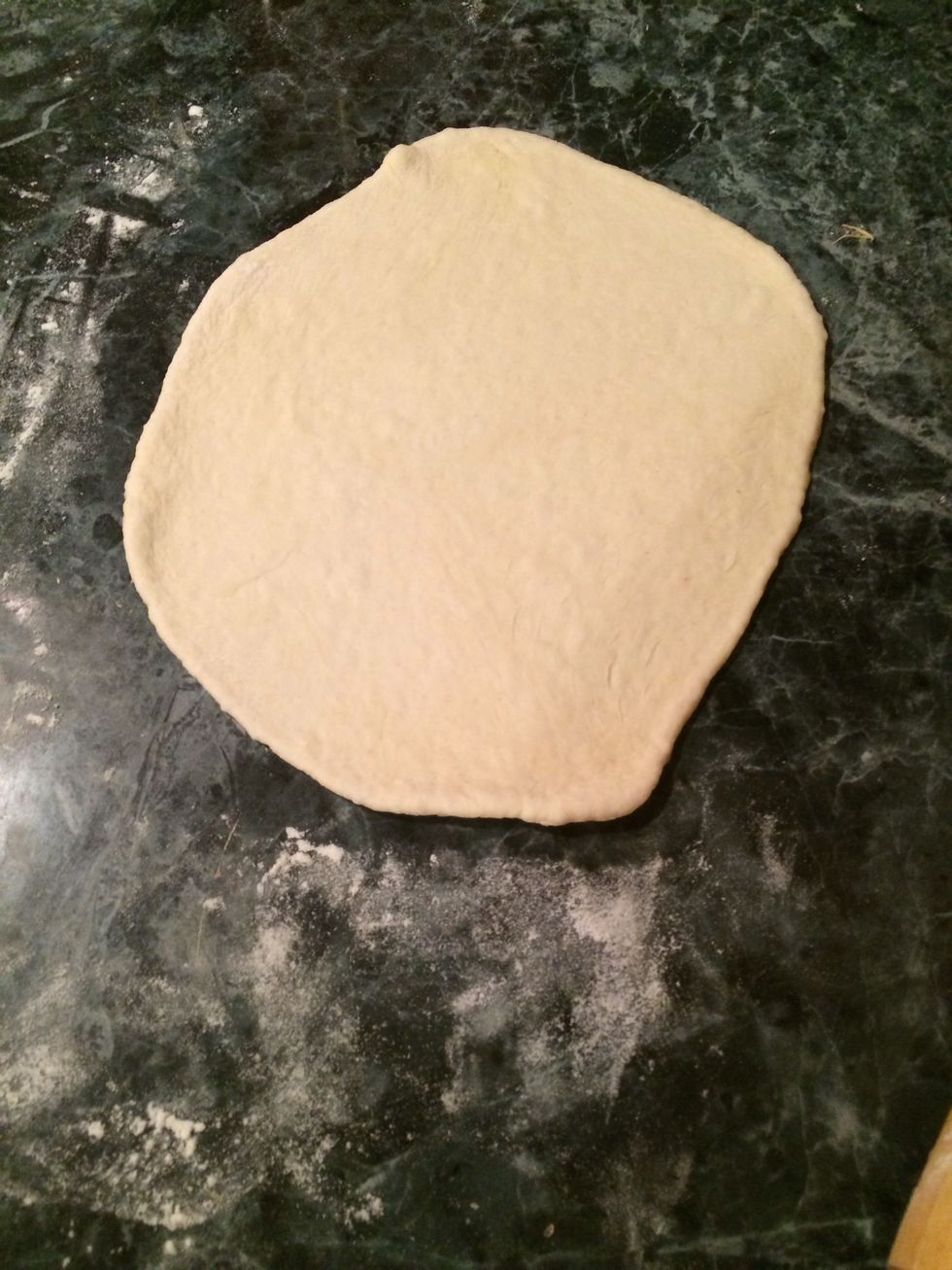 Looking good.If the dough seems to have resistance while you are rolling it and it doesn't want to hold its shape. Let it rest covered for another 6-7 minutes. You should than be able to roll it out.