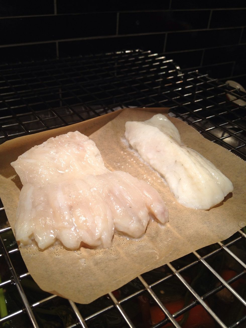 Looks like its done. Stick a knife in the thickest part. If it goes in and come out easily, the fish is cooked.
