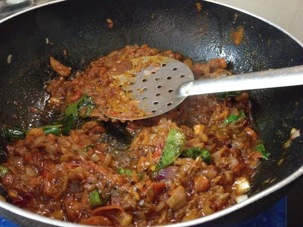 Looks like masala cooked