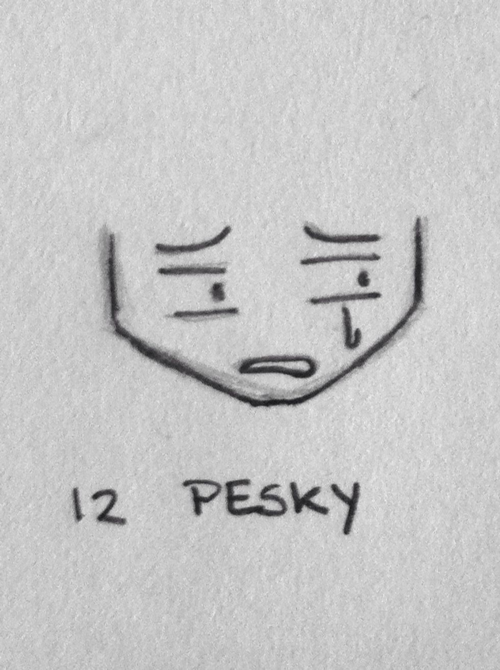 Looks like the sad one.. But sweat (\u2312-\u2312; )