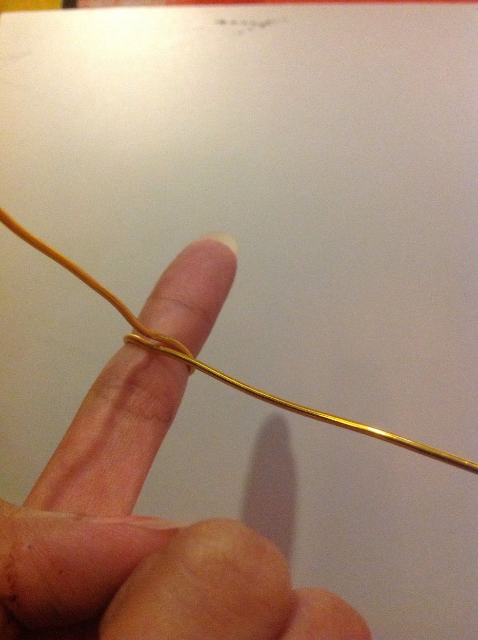 Looks like this from the back. Then cut accordingly.