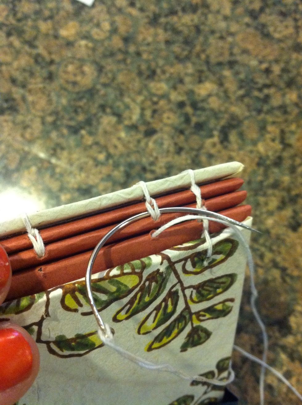 Loop between one and two pull tight