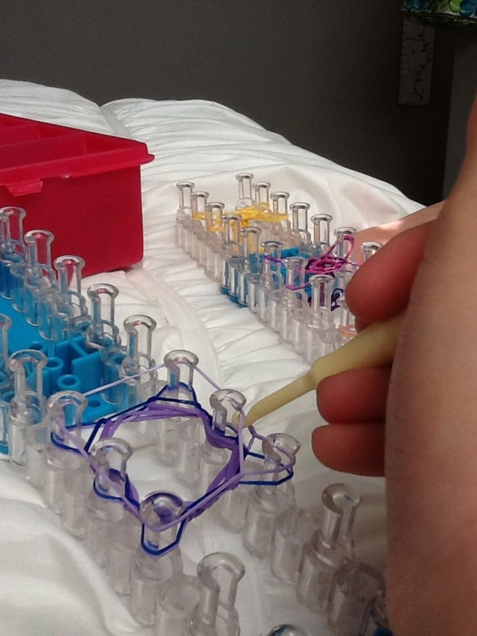 .......loop it around ***DO THIS FOR EACH PEG***