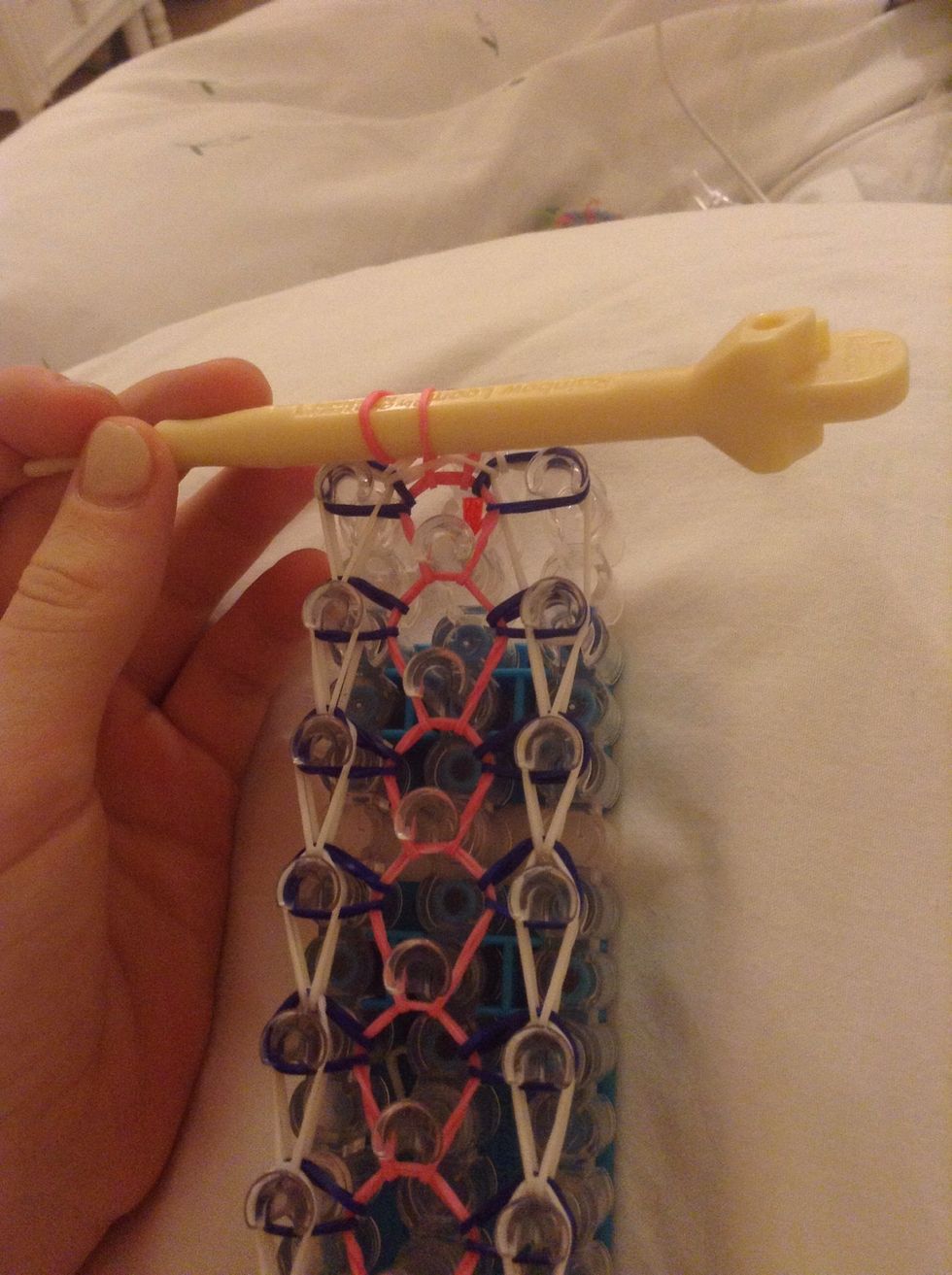 Loop It Onto The Pick And Pull It To The Middle !