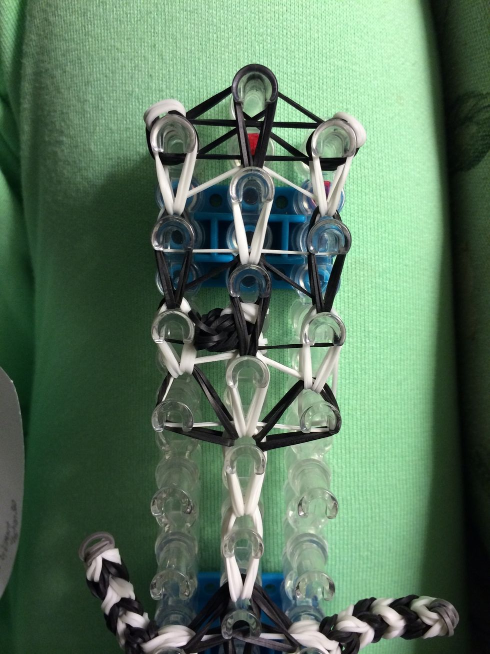 Loop up the middle. It's okay to go over the nose