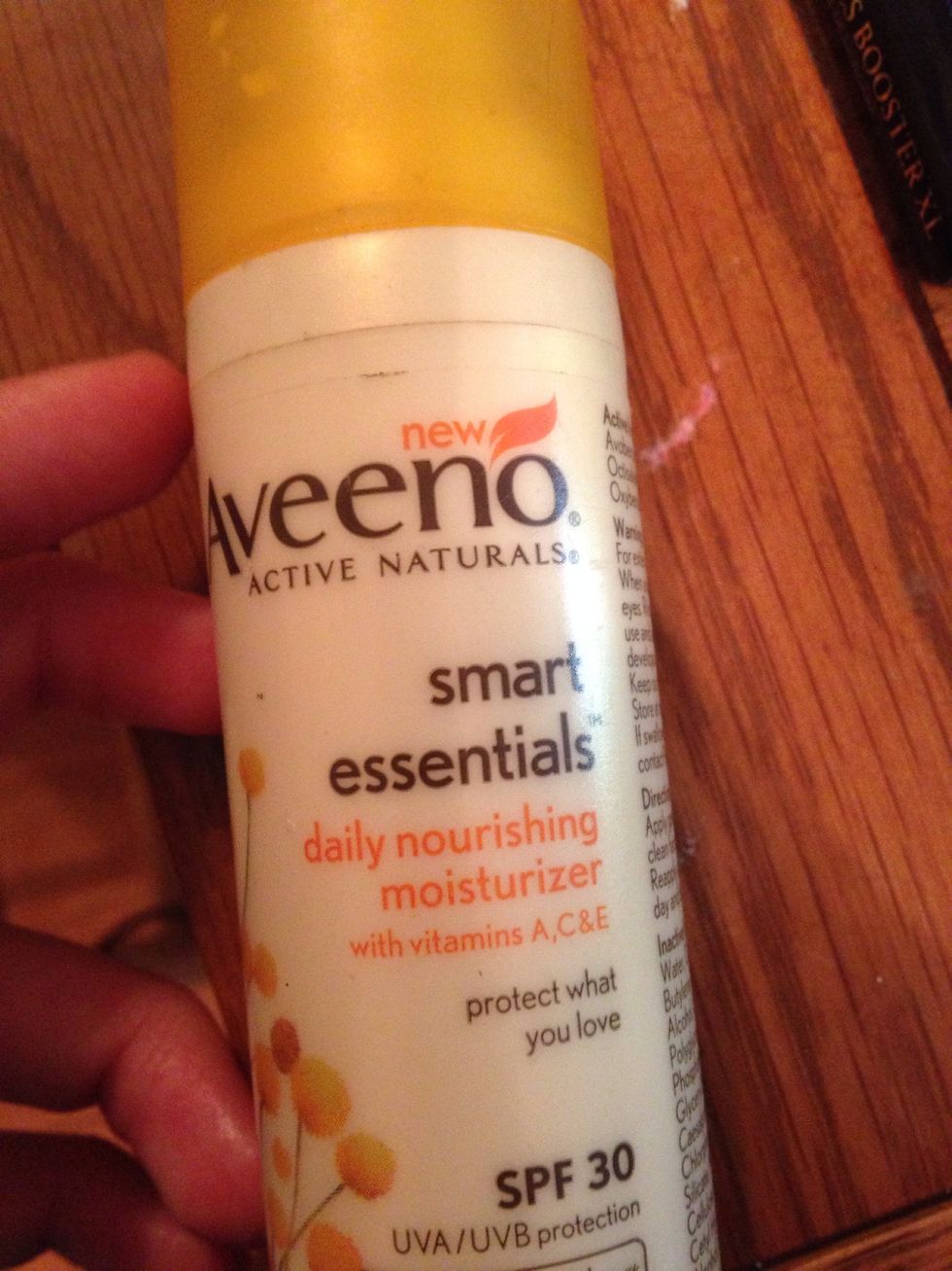 Lotion, put on first, before everything else