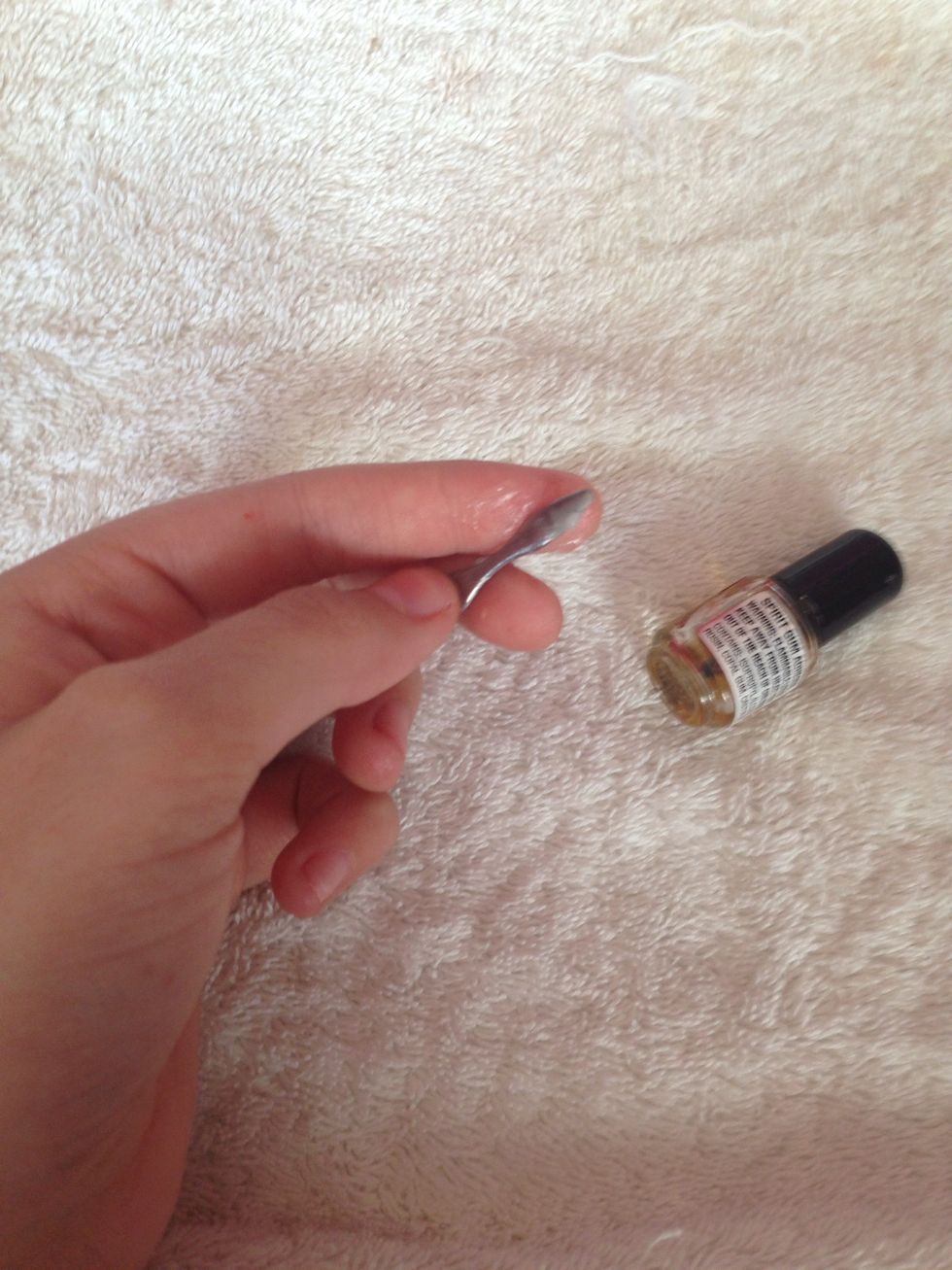 Lotion something pointy