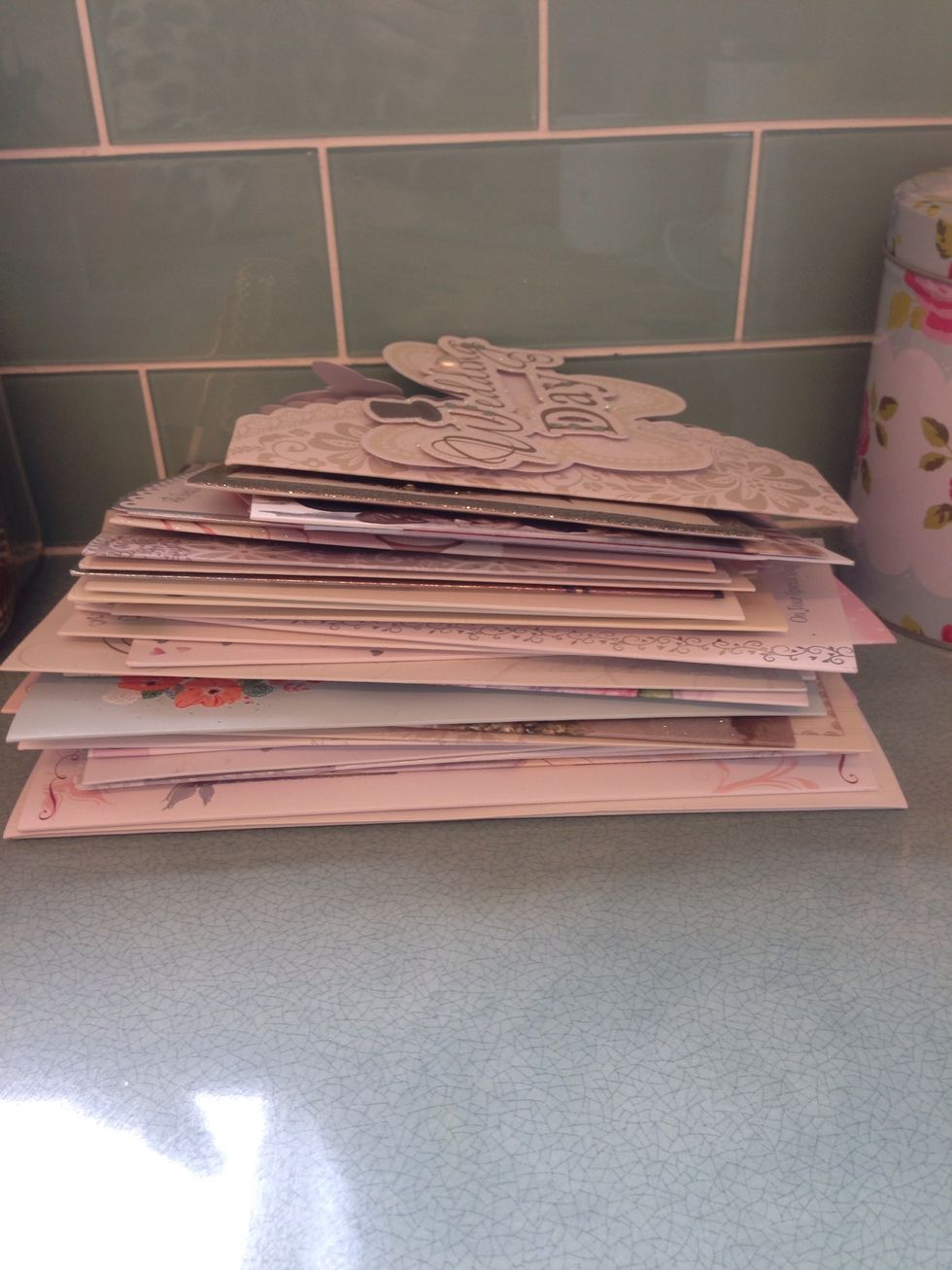 Lots of cards I want as keepsakes!