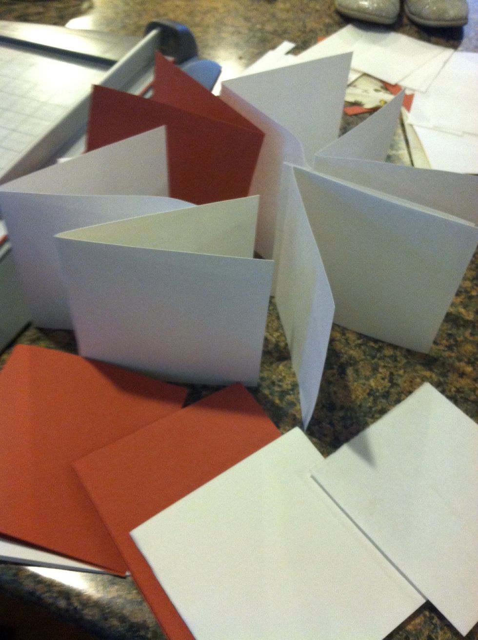 Lots of pieces folded now...