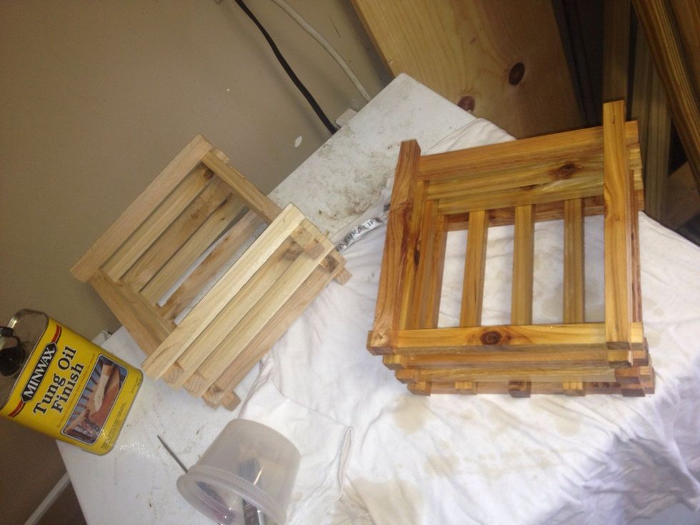 Love how this oil brings out the wood