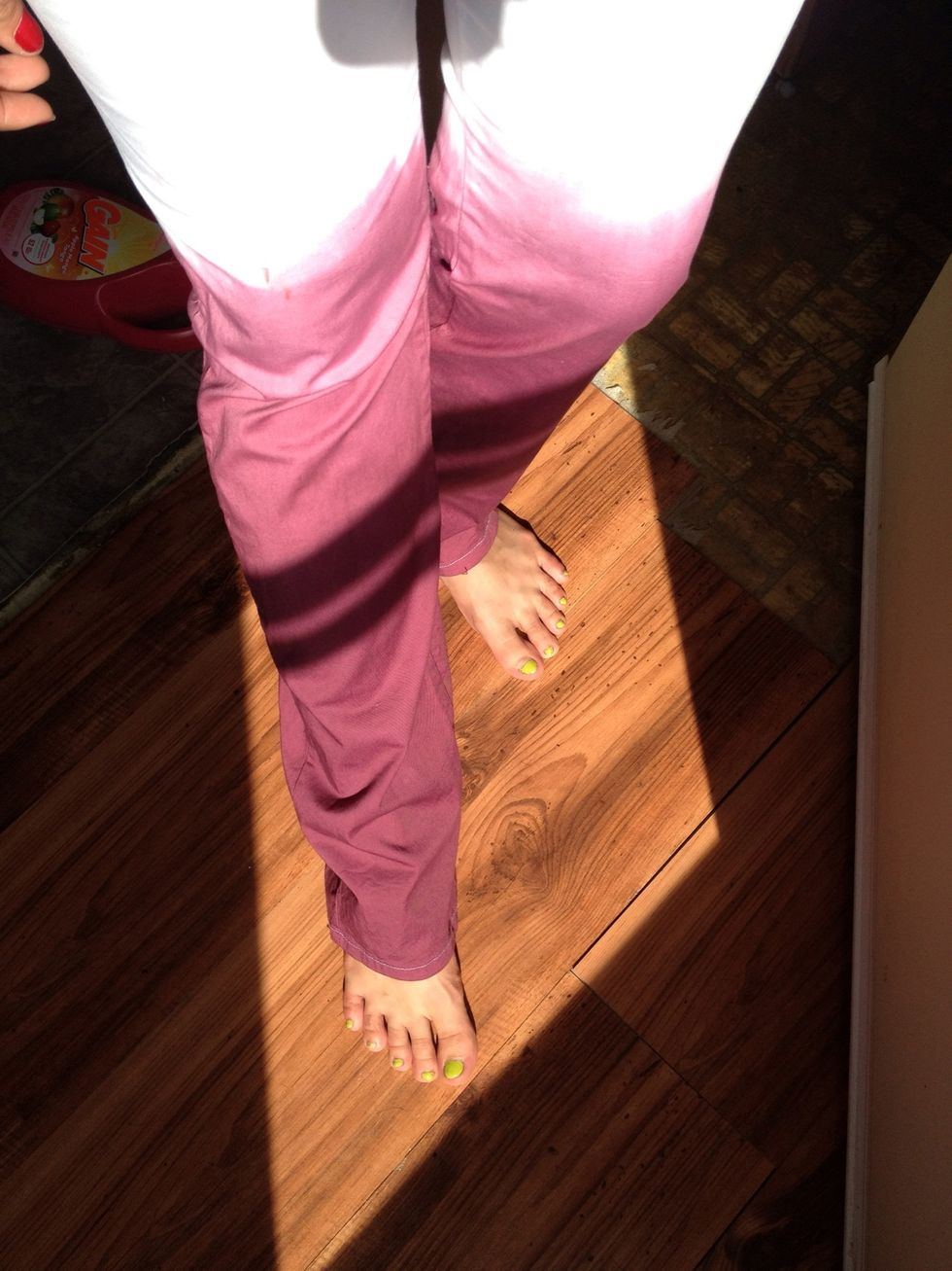 Love the fade. ( the floors getting reno'd by the door yay!!!)