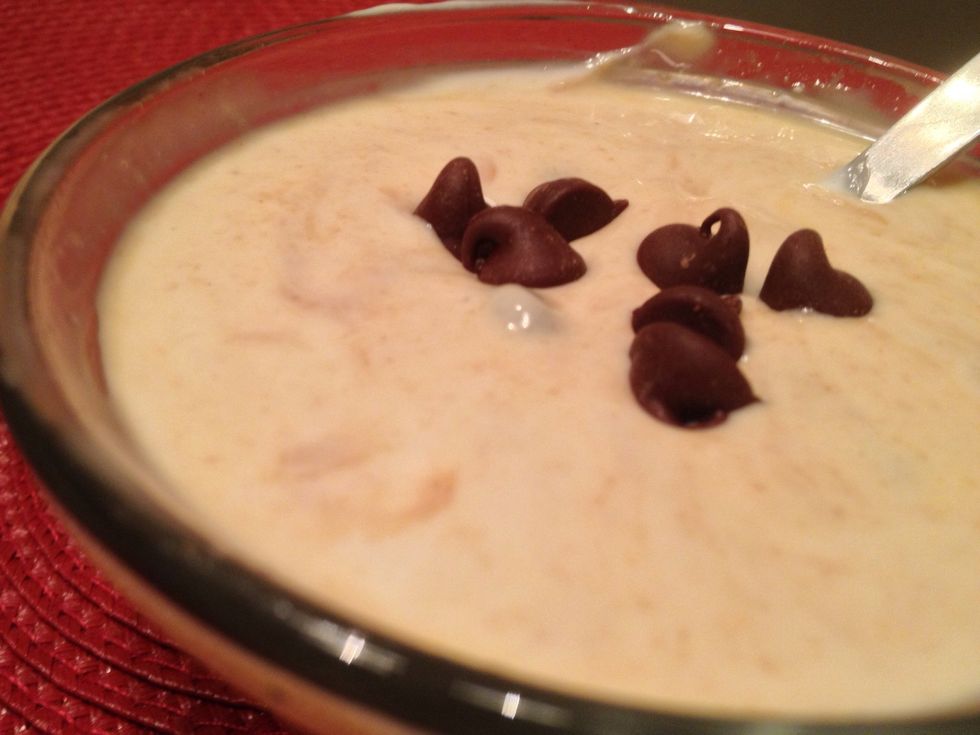 Love the taste of cookie dough, but feel bad about the calories? Turned off by the raw egg? Here's a solution! Who knew a little maple syrup, peanut butter, and Greek yogurt could taste so similar!