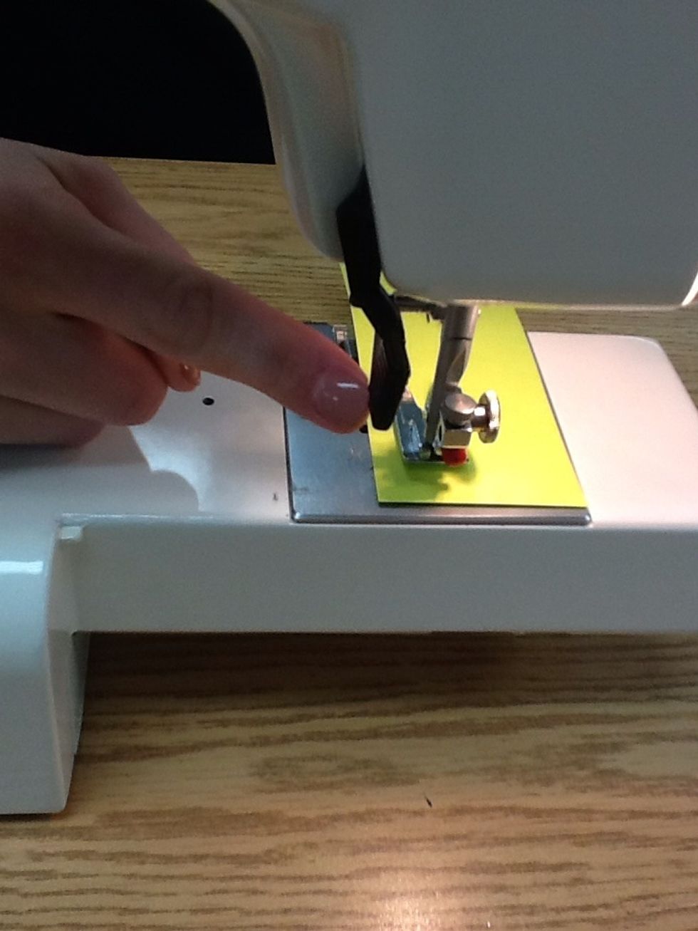 Lower your Pressor Foot Lifter gently