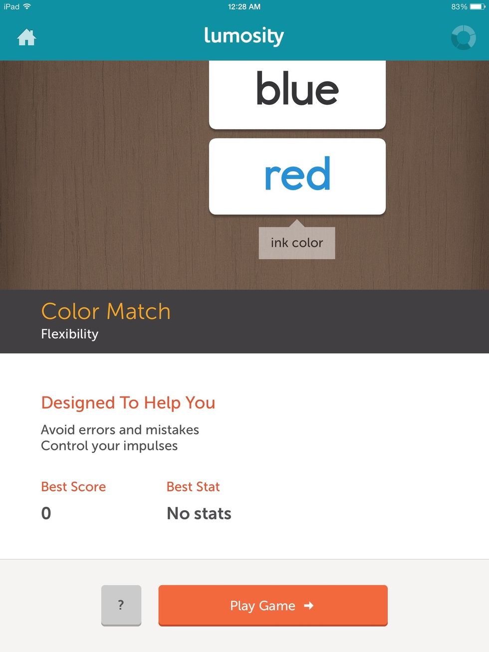 Lumosity will automatically design the program for you and provide games to improve certain areas.