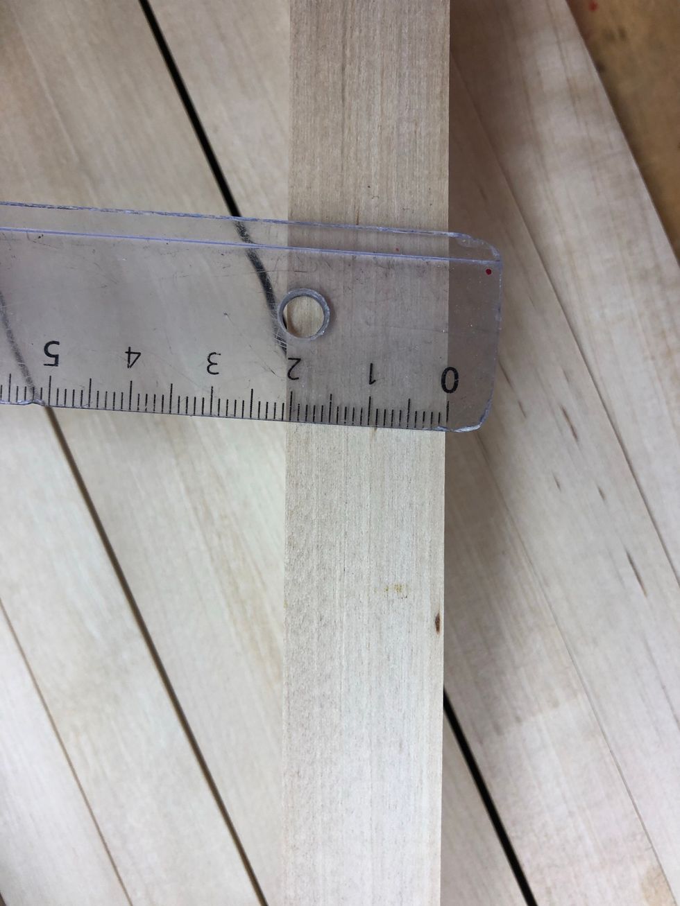 M\u00e4t hur tjock de l\u00e5nga bitarna \u00e4r, kolla in de tv\u00e5 kommande bilderna/stegen