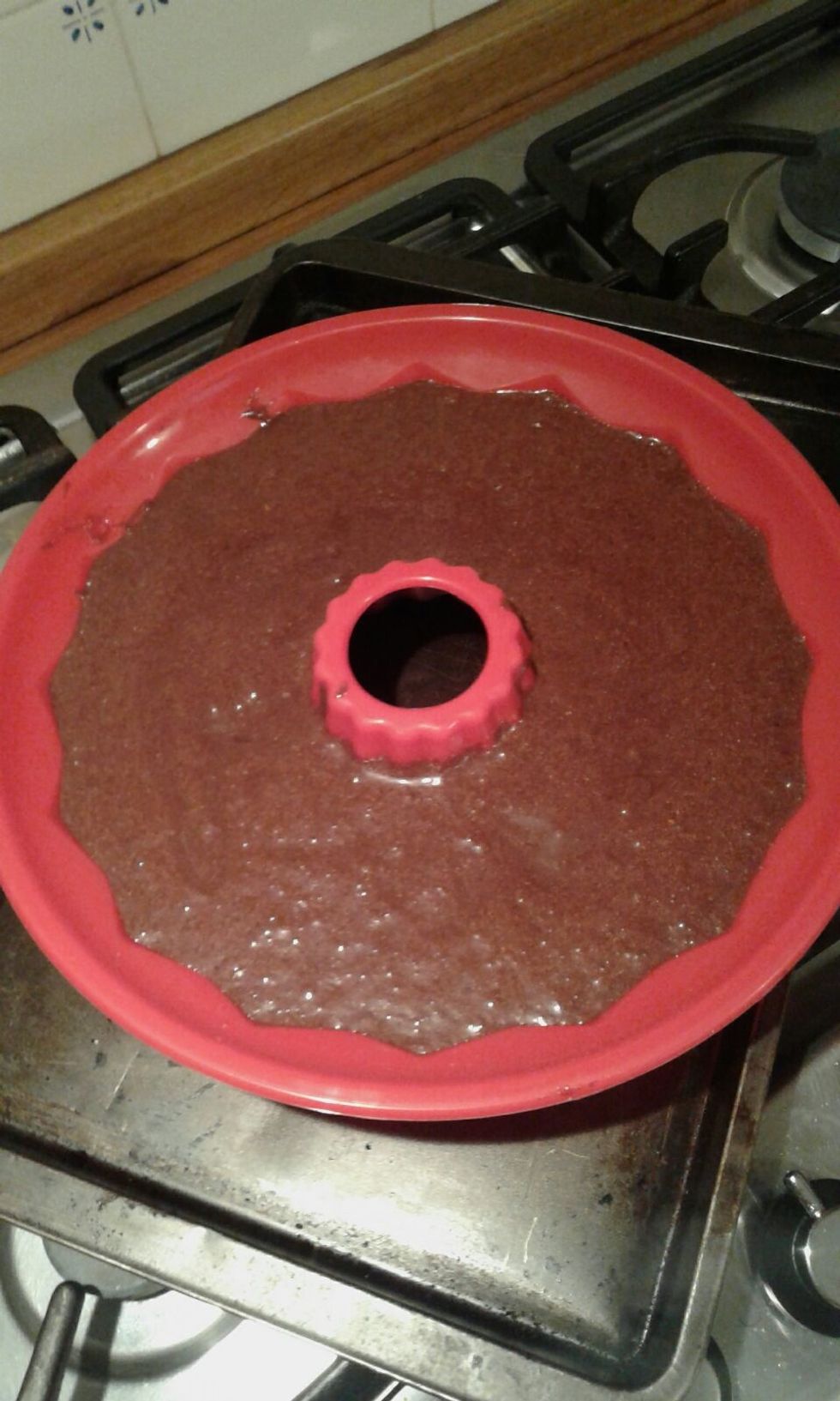 m\u00e9langez le tout puis versez dans un r\u00e9cipient beurr\u00e9 et mettez au four \u00e0 170\u00b0 - 30/45 minutes