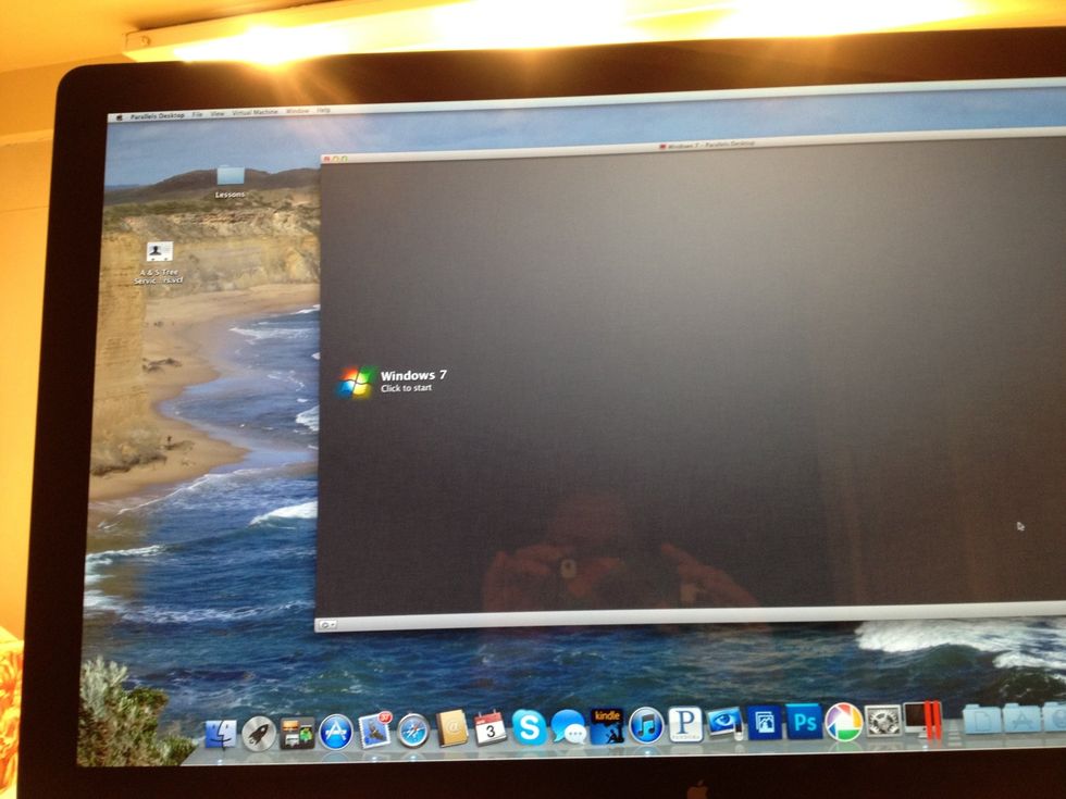 Mac computer with Parallels