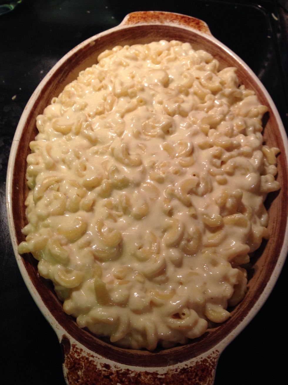 Macaroni is ready to eat if you prefer a creamy dish.