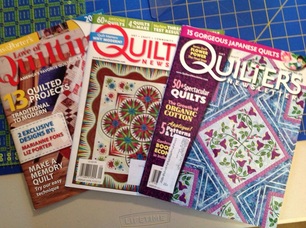 Magazines are also a good source of ideas.