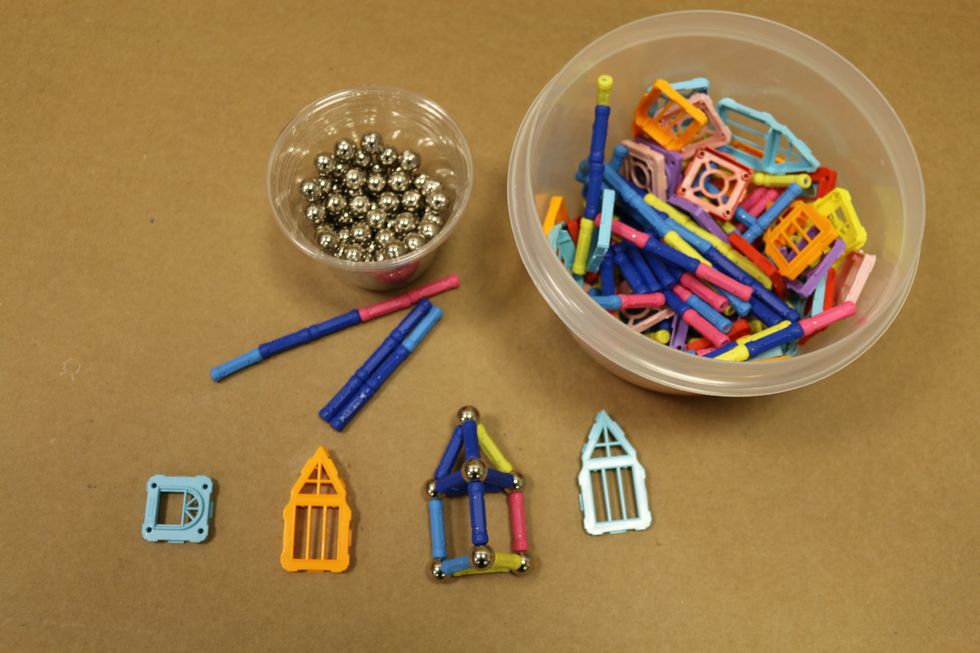 Magnet sticks are also worked great with this activity. We found inexpensive sets online. https://goo.gl/OEQGhQ