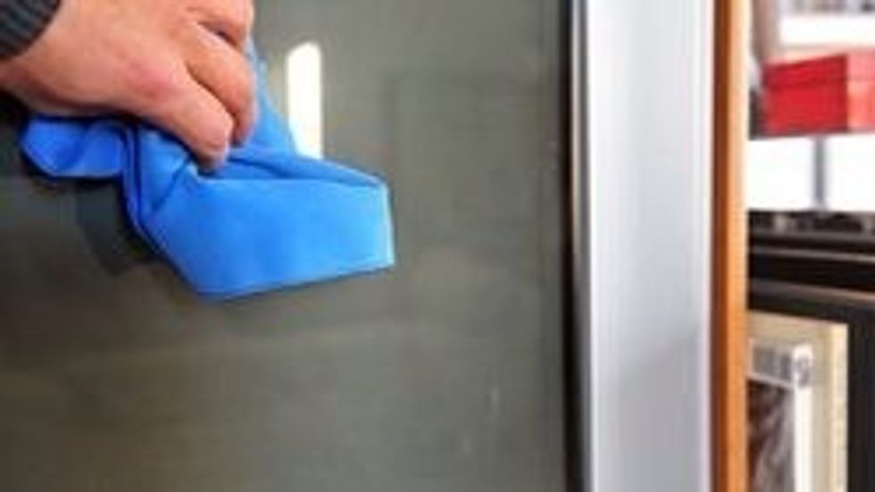Maintain. Once a week, do a simple maintenance cleaning. Dust off your desk, bookshelves, and other dusty surfaces. Vacuum and sweep your floor. Wash your sheets. Maybe clean off windows.