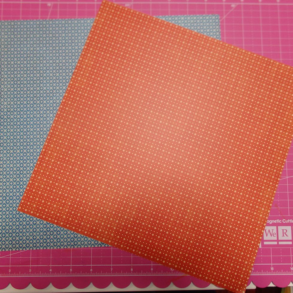 Make 3D shop card.Use this papers