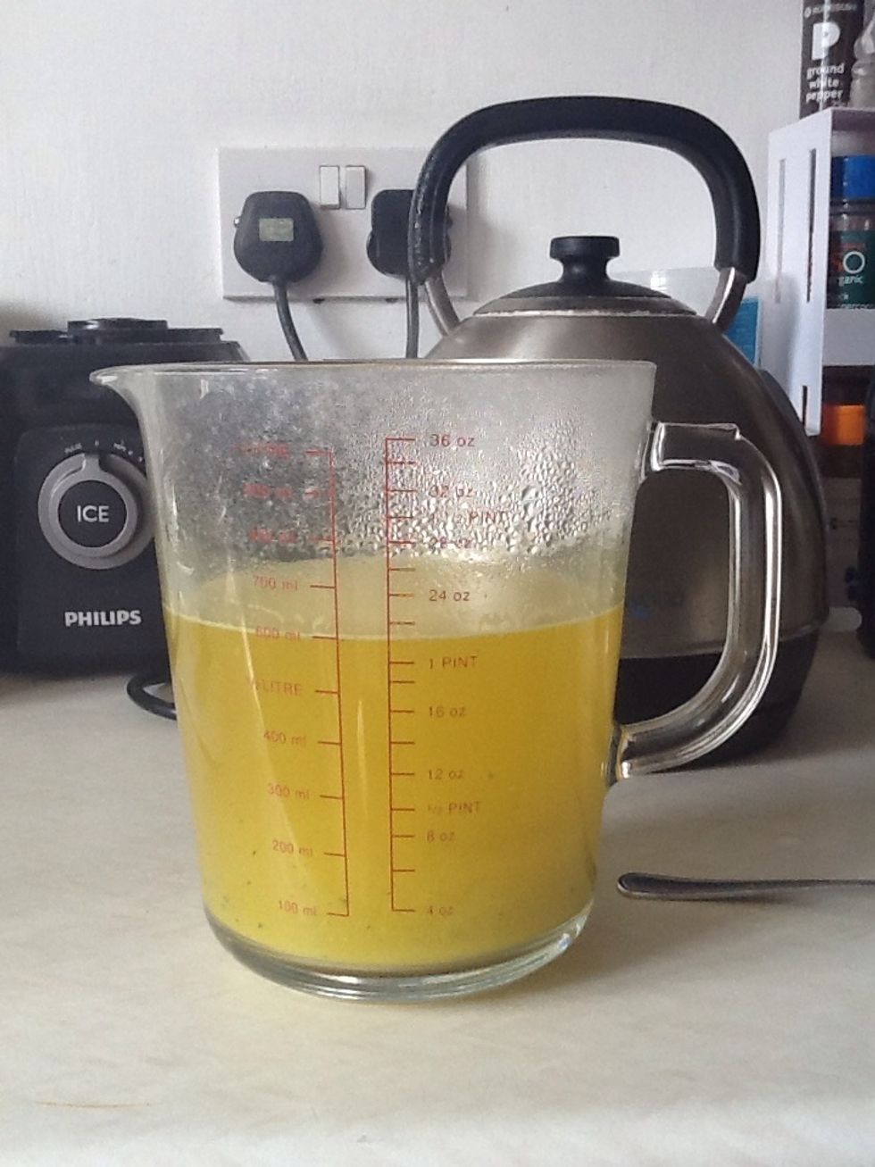 Make 600ml of stock
