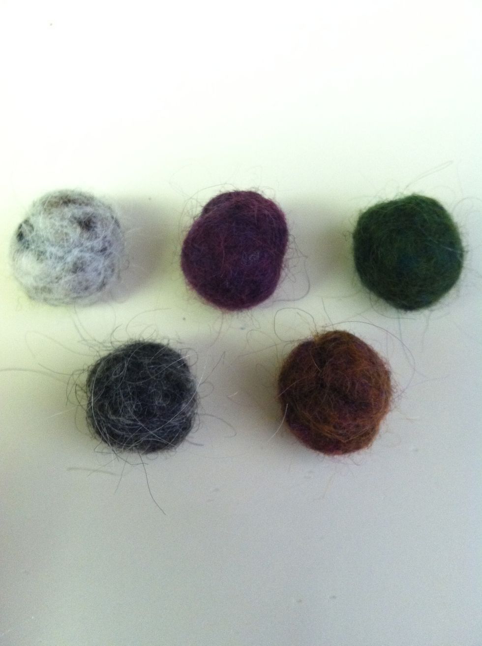 Make a bunch of beads and let them dry overnight.