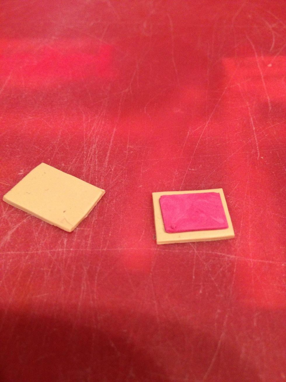 Make a clay sandwich