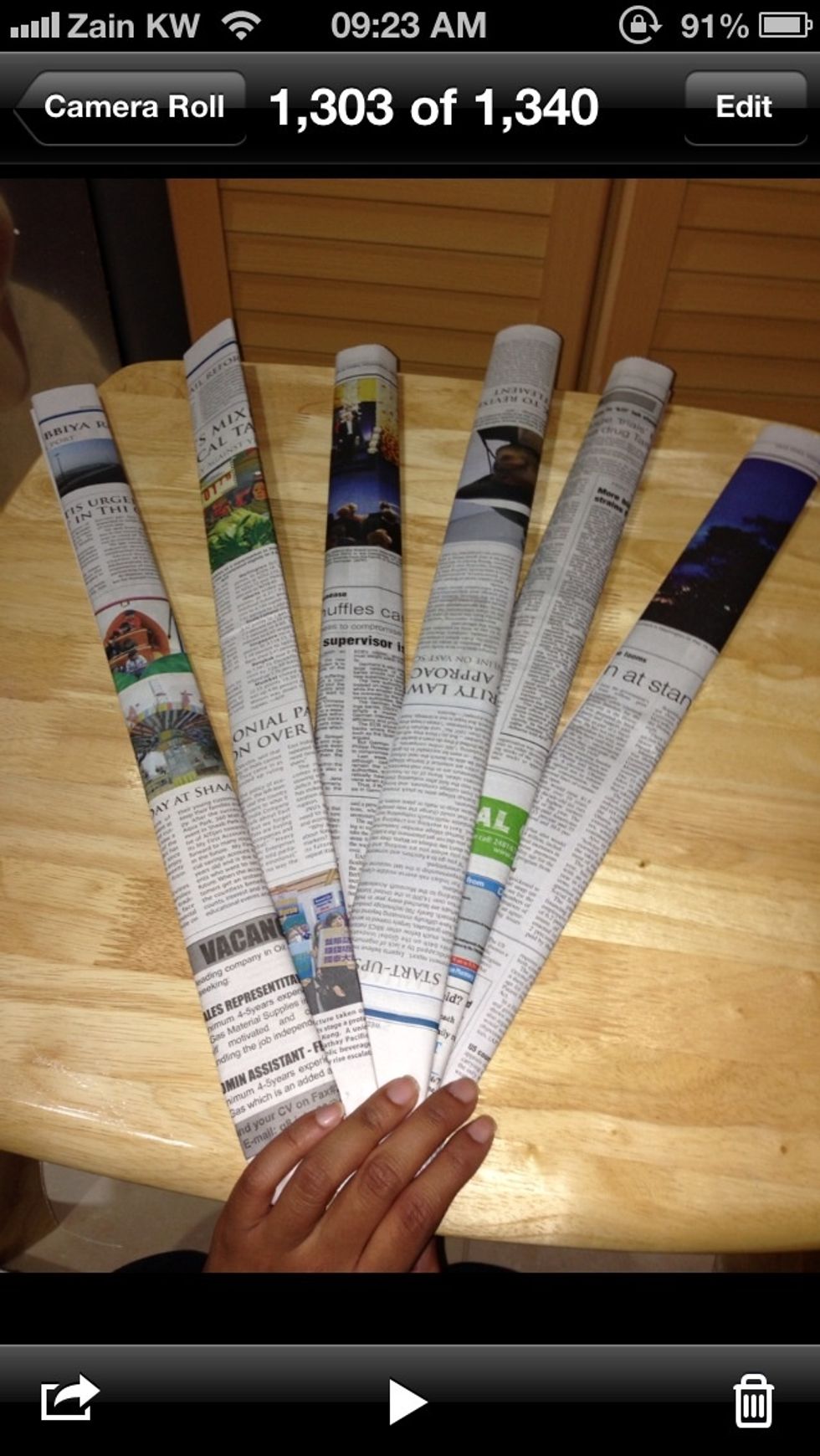 Make a collection of rulers, you better be PATIENT ;)