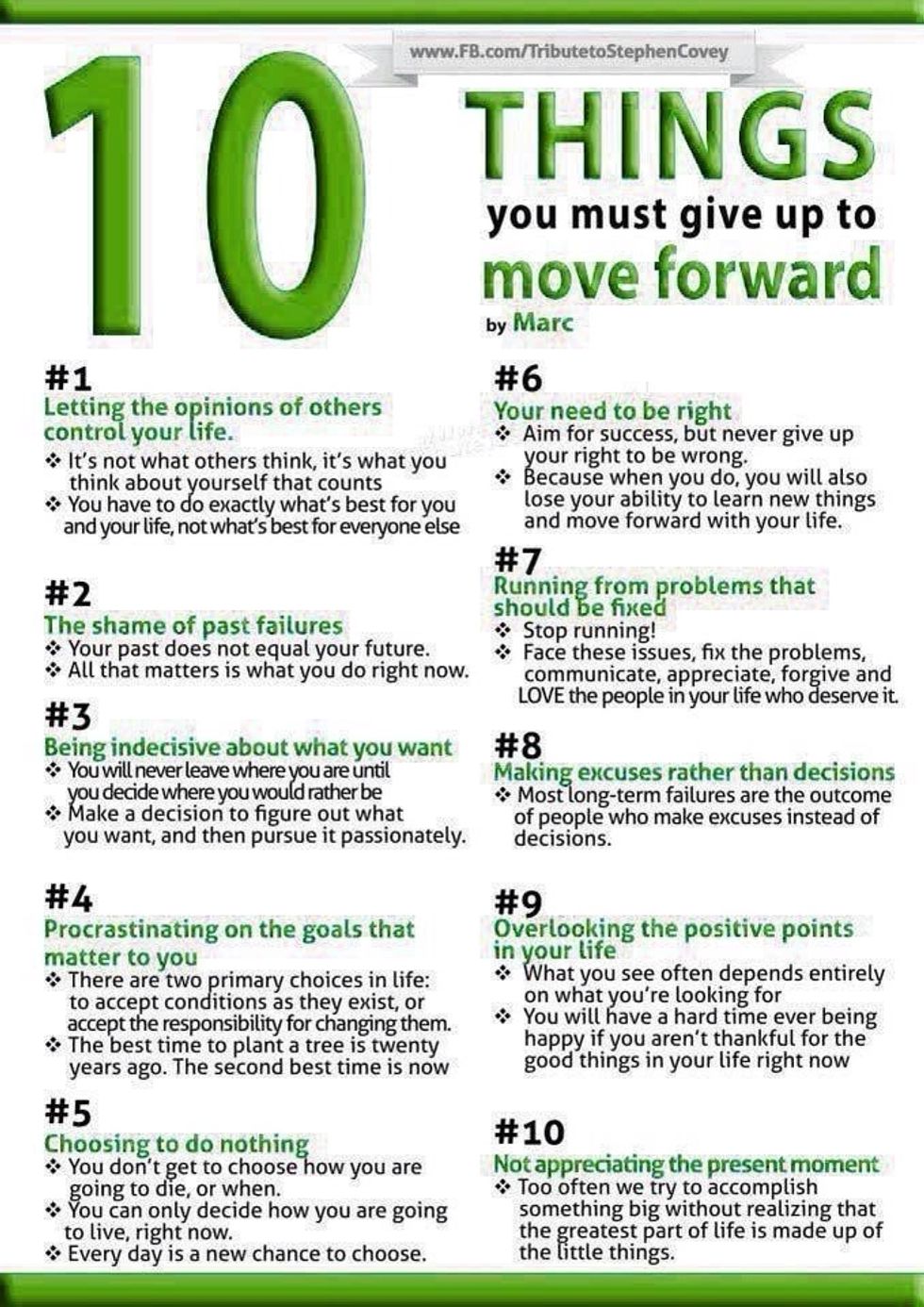 Make a decision to be different, this is a step of faith. Seek positive & reaffirming information to sustain you through this journey.
