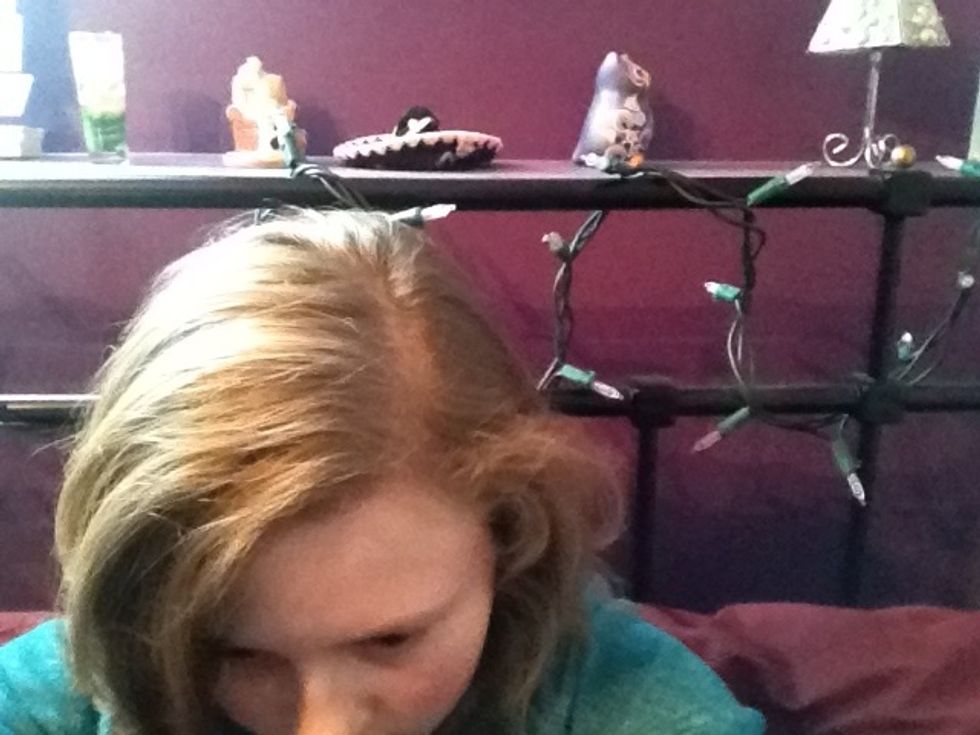 Make a deep side part.