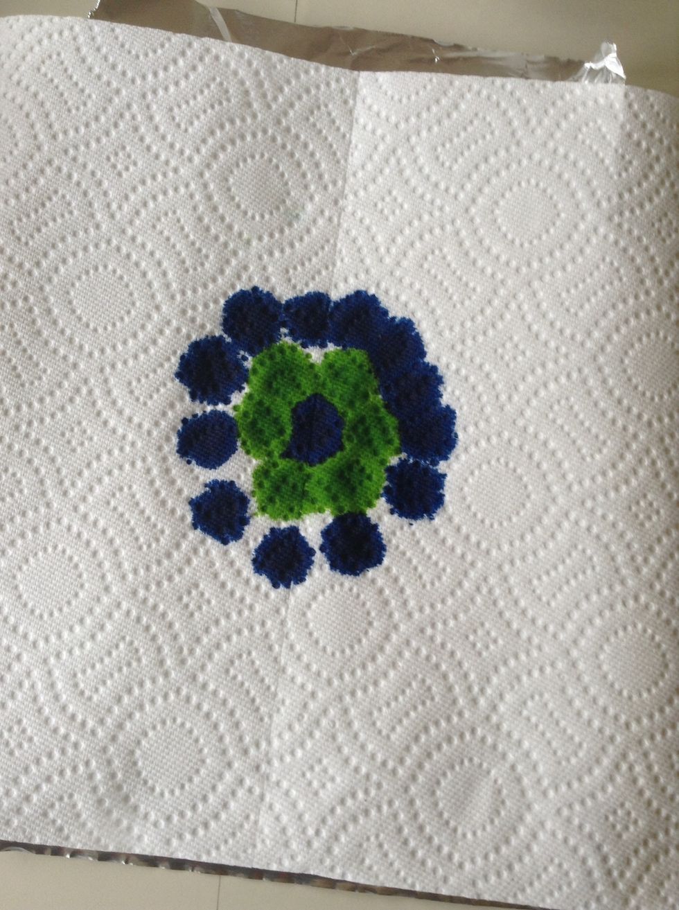 Make a design with colours and patterns of your choice