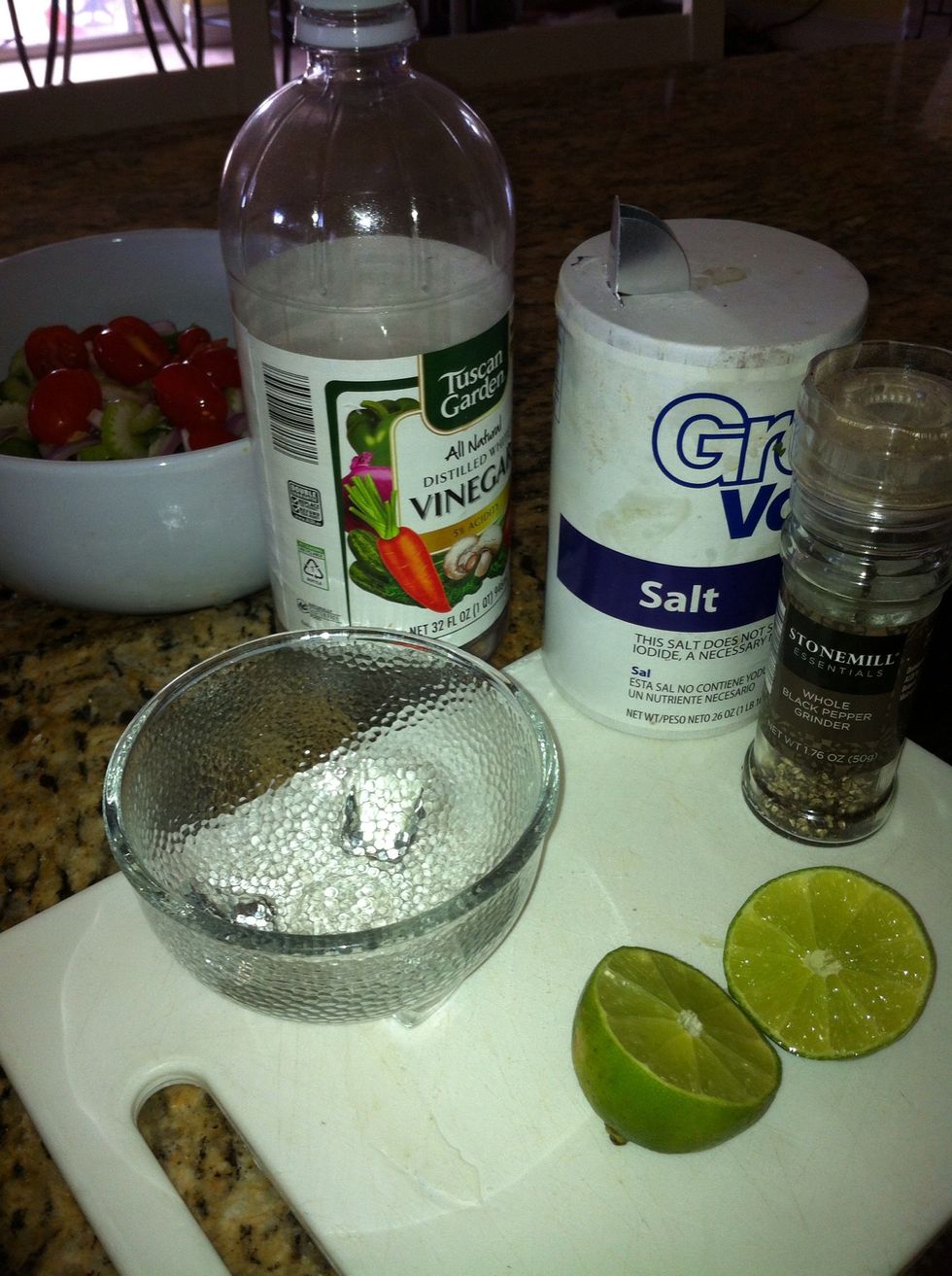 make a dressing ..