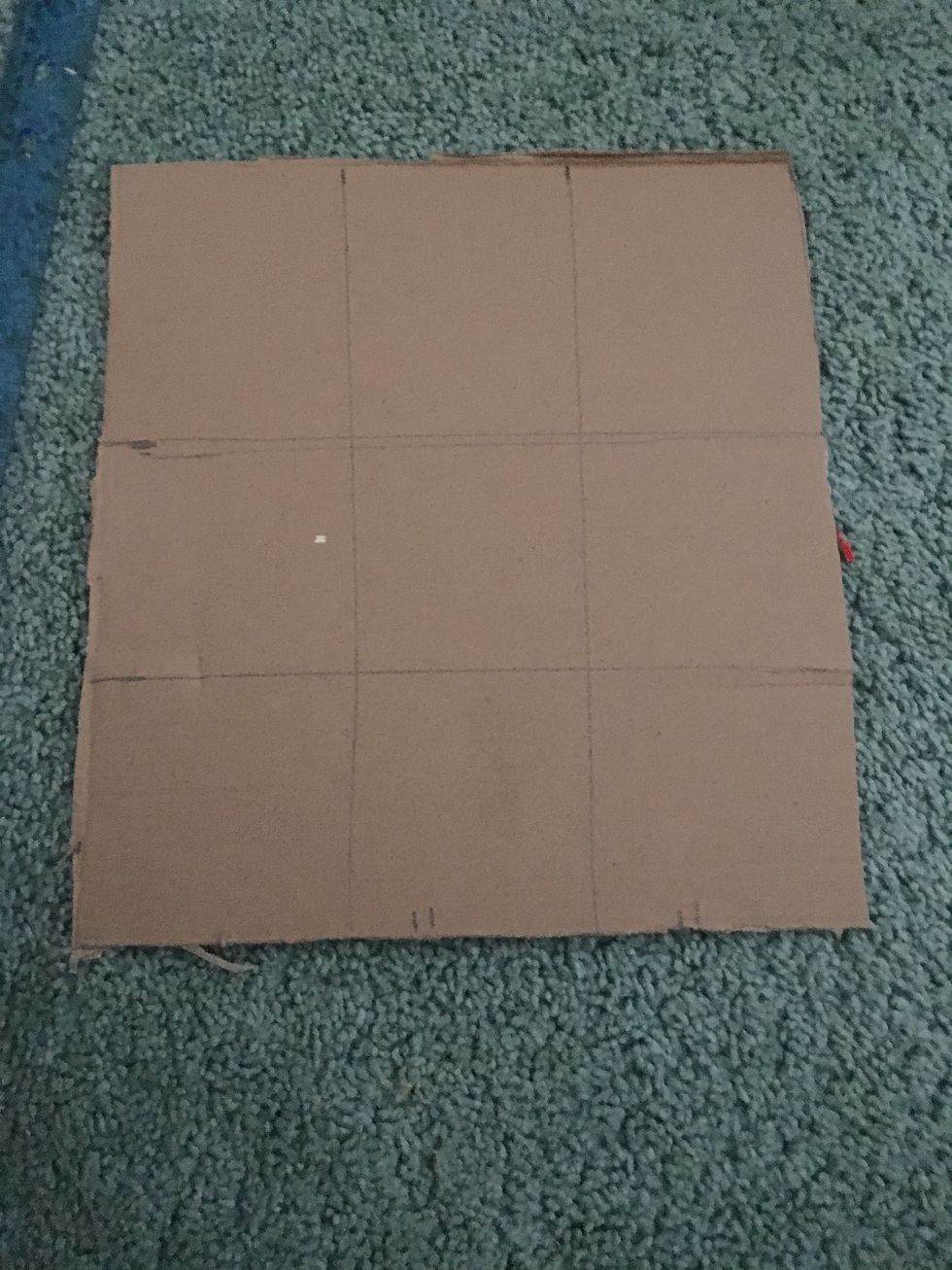 Make a grid with these tick marks