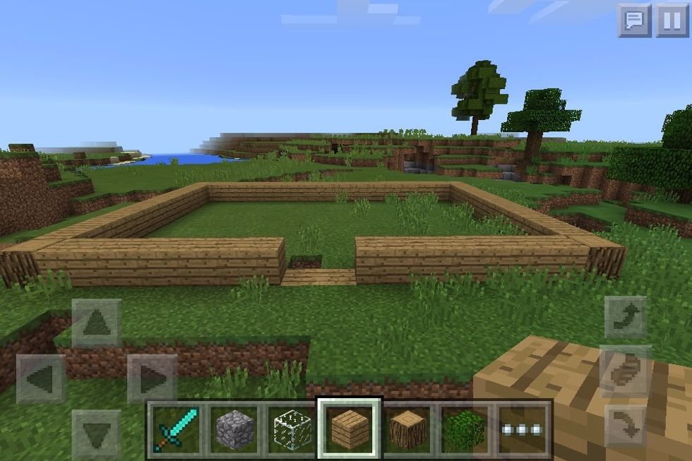 Make a hole for the doorway