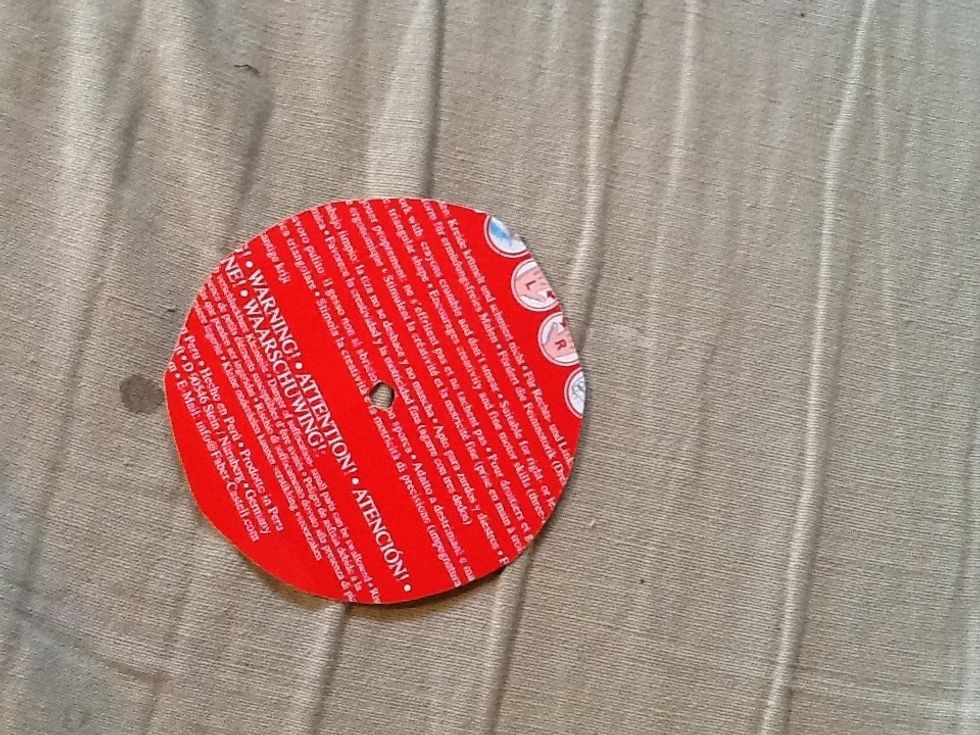 Make a hole in the middle