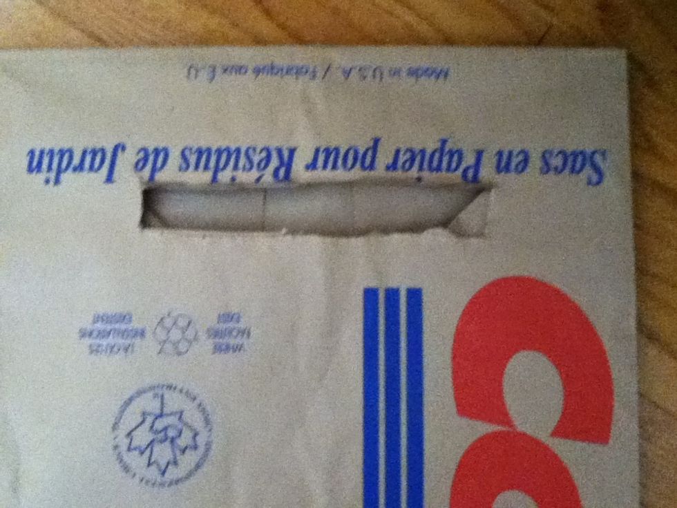 Make a hole just big enough for your eyes