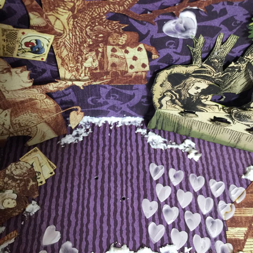 Make a hole on the stage for Alice's Carousel