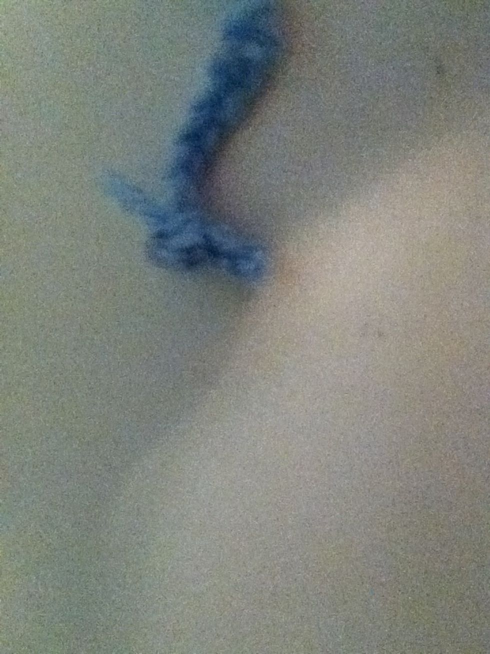 Make a knot at one end