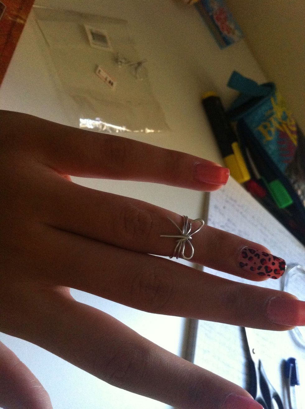 Make a larger one to wear it as a ring \u270c\ufe0f