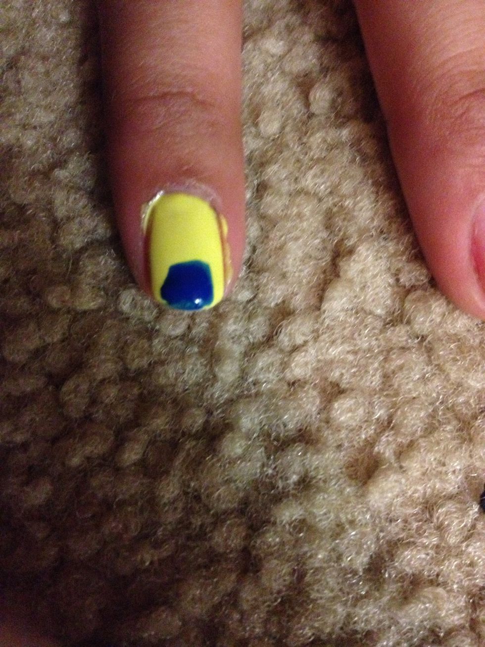 Make a little blue square