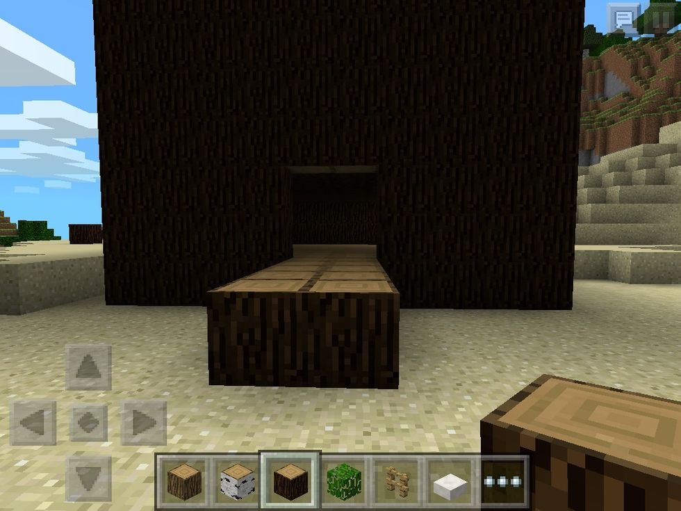 Make a little place for ur door