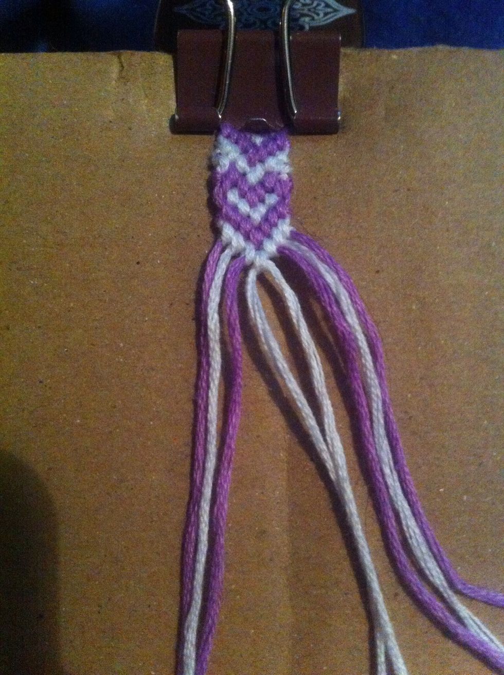 Make a normal chevron row...