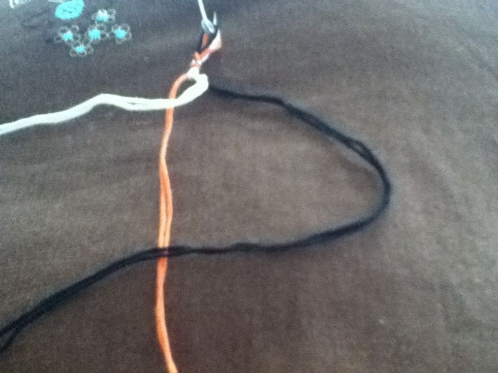 Make a "p" with the right thread.